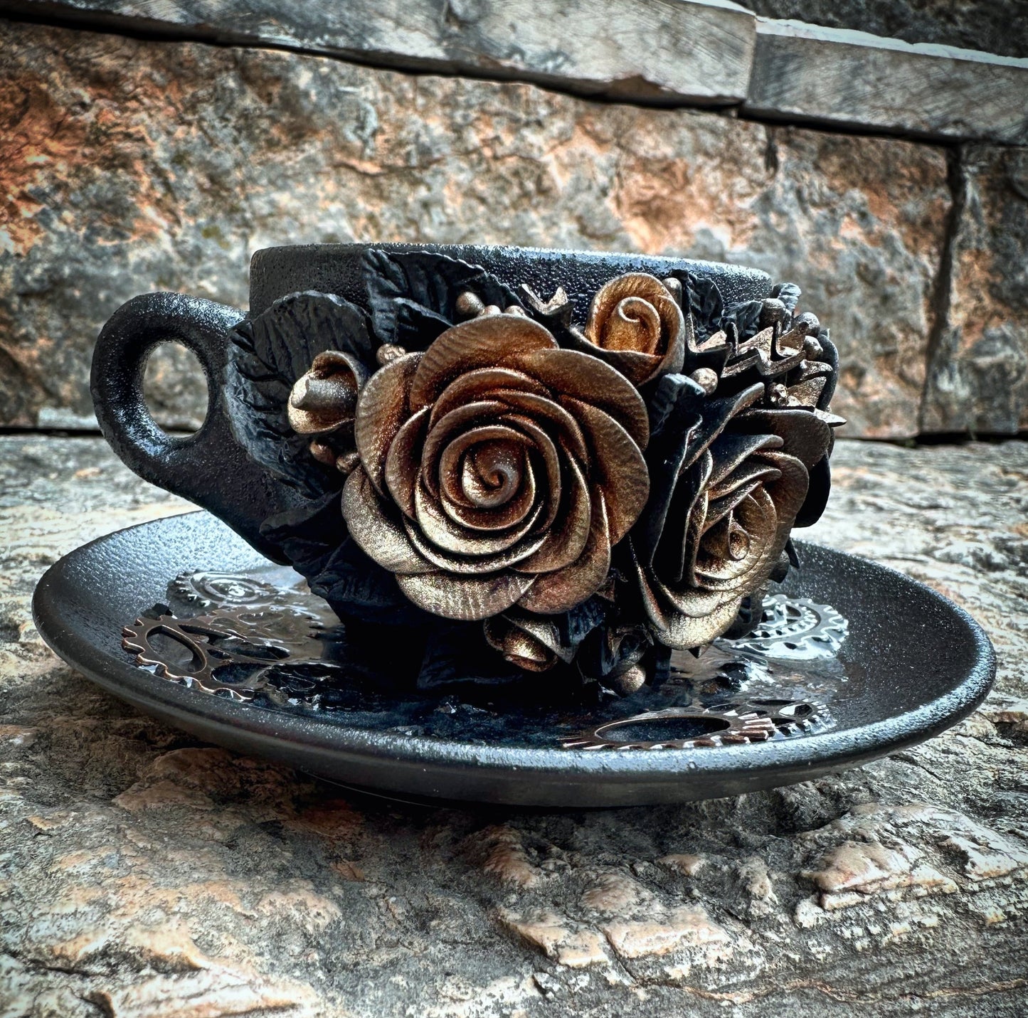 "Black Gold" - Espresso cup 🖤